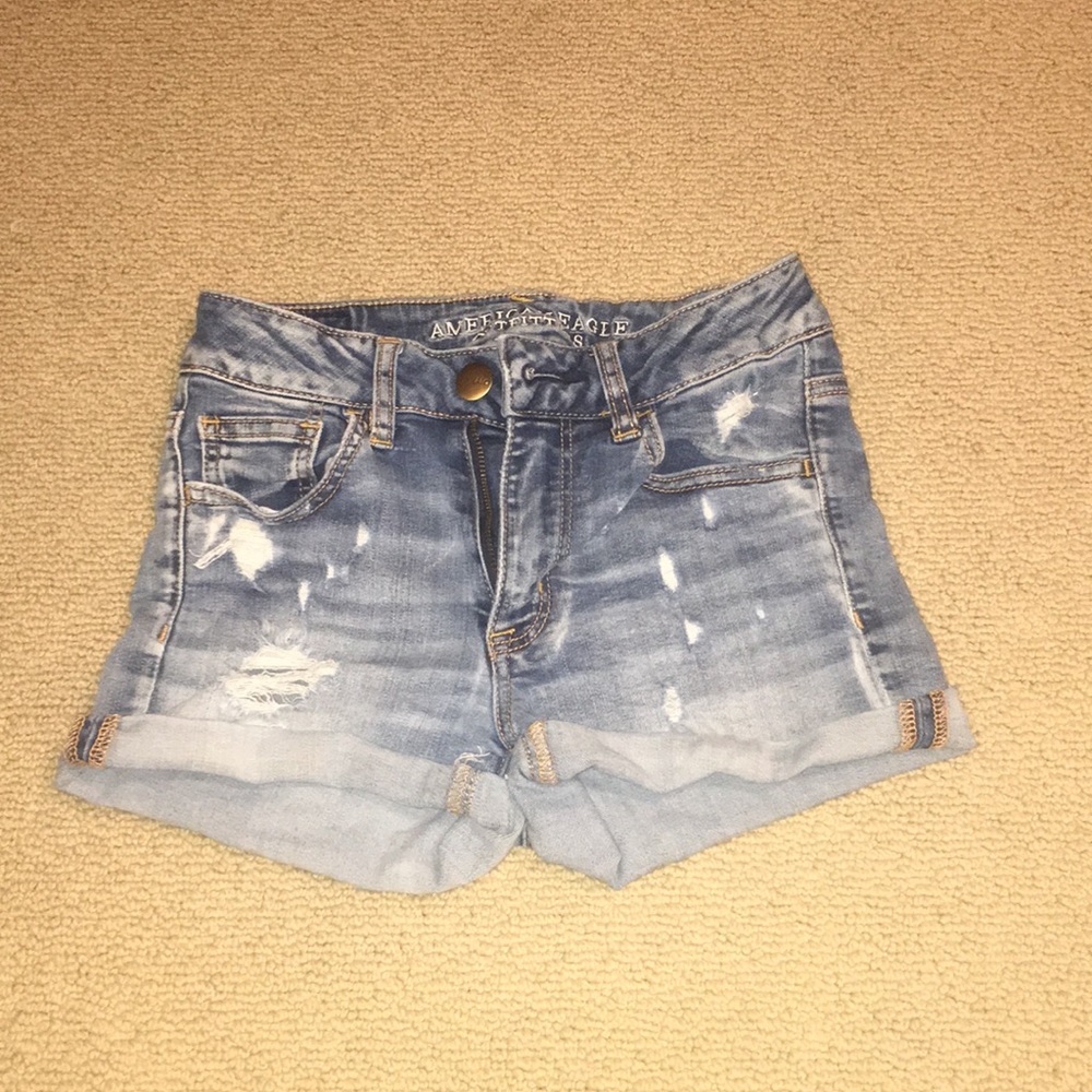 american eagle jean shorts
